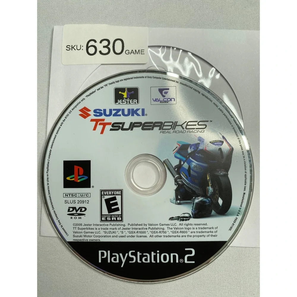 Suzuki TT Superbikes Real Road Racing Sony PlayStation 2